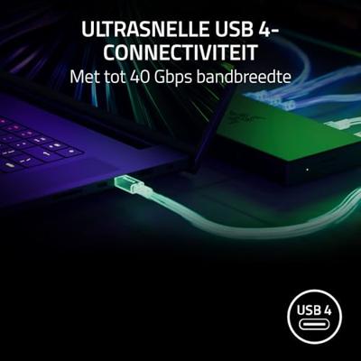 Razer USB 4 Dock Zilver