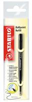 STABILO standaard balpen navulling 0.5 mm, doos 10 stuks, zwart - thumbnail