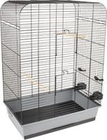 FLAMINGO Grasparkietenkooi Marja 54x34x75 cm zwart - thumbnail