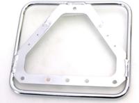 Kentekenplaat-houder retro chr liggend - thumbnail