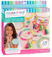 Spectron Make it real neon armband met bedeltjes maken | 2 stuks - thumbnail