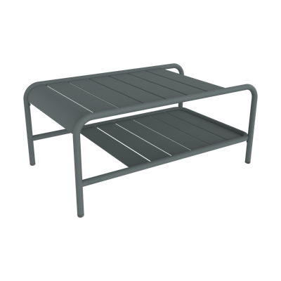 Fermob Luxembourg tuintafel laag 90x55 cm Storm Grey