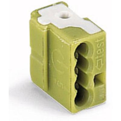 WAGO 243-724 Verbindingsklem Flexibel: - Massief: 0.5-1 mm² 1 stuk(s) Lichtgroen