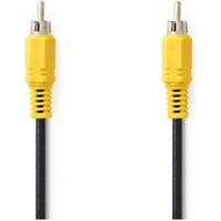 Nedis CVGP24100BK50 composiet videokabel RCA male - RCA male 5 meter - thumbnail