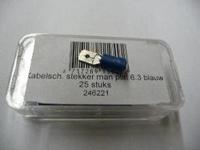Bofix Kabelstekkers man plat blauw - thumbnail