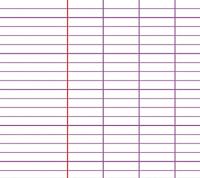 Clairefontaine schrift Metric, ft 17 x 22 cm, 96 bladzijden, seyès, geassorteerde kleuren - thumbnail