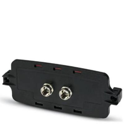 Phoenix Contact ECS-P-122X169-S-UV1-2M12 2230010 Frontplaat (l x b x h) 62 x 163 x 30 mm PC Zwart 5 stuk(s)