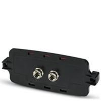 Phoenix Contact ECS-P-122X169-S-UV1-2M12 2230010 Frontplaat (l x b x h) 62 x 163 x 30 mm PC Zwart 5 stuk(s) - thumbnail