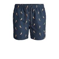 JACK & JONES JEANS INTELLIGENCE zwemshort Bali met all over print donkerblauw - thumbnail