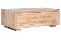 Hoofdtafel Home ESPRIT Natuurlijk Sparrenhout Hout MDF 130 x 70 x 46 cm - thumbnail