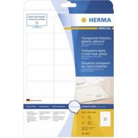 Etiket herma 8017 63.5x38.1mm transparant 525st - thumbnail