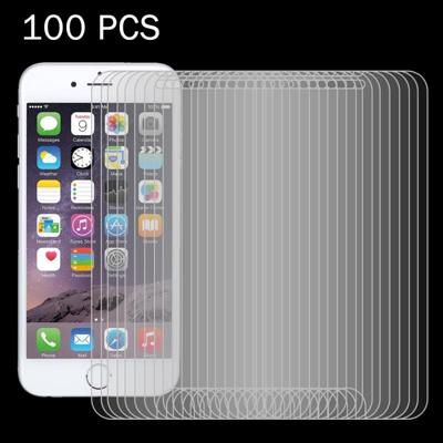 100 stuks voor iPhone 8 & iPhone 7 0 26 mm 9H oppervlakte hardheid 2.5D explosieveilige getemperd glas Non-full Screen Film