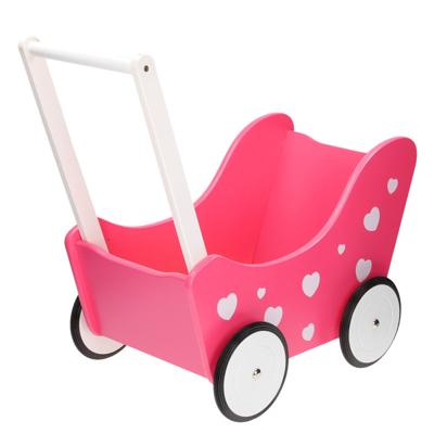 Houten Poppenwagen - Merry Houten Poppenwagen - Merry