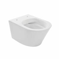 Wandcloset Wiesbaden Vesta Rimless 52 cm Mat Wit (Excl. zitting) - thumbnail