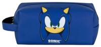 Sonic - The Hedgehog Plus Brick Travel Toiletry Bag SEGA Sight Blue - thumbnail