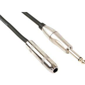 Jack kabel jack 6.35 mm mannelijk naar jack 6.35 mm vrouwelijk mono 5 m Velleman - Velleman