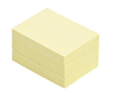 3x Quantore memoblokje 38 x 51 mm geel (100 vel) 3x Quantore memoblokje 38 x 51 mm geel (100 vel)