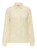 Only Onldoreen Ls Jaquard Shirt Wvn Cs Blouse Ecru - thumbnail