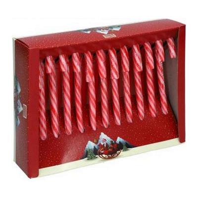 Holland Foodz Candy canes rood-wit doosje (12 stuks)