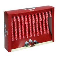 Holland Foodz Candy canes rood-wit doosje (12 stuks) - thumbnail
