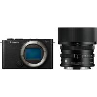 Panasonic Lumix S9 Body Jet Black + Sigma 45mm f/2.8 DG Contemporary L-mount - zwart - thumbnail