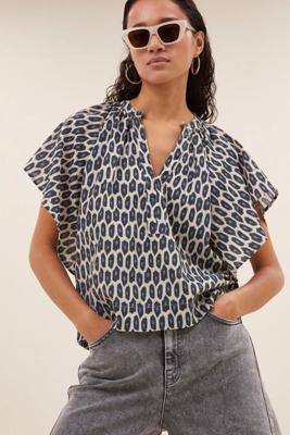 By-Bar vina blouse | paris cheetah