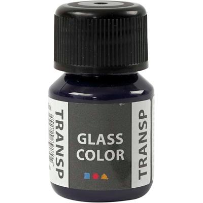 Creativ Company Glass color transparent, marineblauw, 30 ml/ 1 fles