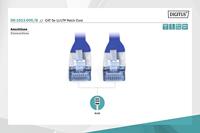 Digitus DK-1511-005/B RJ45 Netwerkkabel, patchkabel CAT 5e U/UTP 0.50 m Blauw 1 stuk(s) - thumbnail