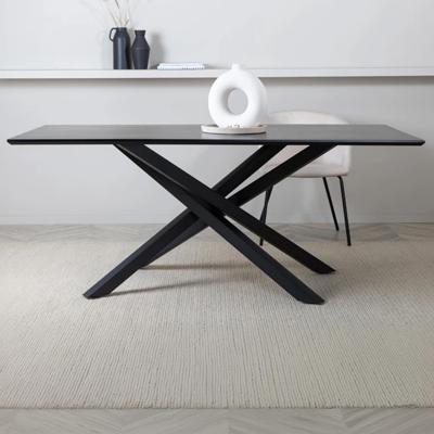 Nohr Eettafel 'Chenell' MDF, 180 x 90cm, kleur Zwart