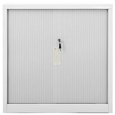 Roldeurkast 90x40x90 cm staal grijs