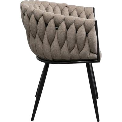 Kare Design Dean Stoel met armleuningen beige