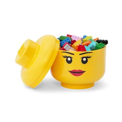 Room Copenhagen LEGO Storage Head "Girl", Klein Geel opbergdoos Room Copenhagen LEGO Storage Head "Girl", Klein Geel opbergdoos