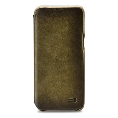 Senza Desire Skinny Leather Wallet Samsung Galaxy S8 Burned Olive