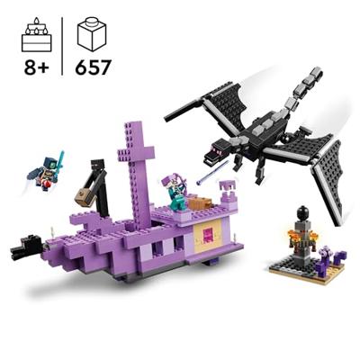 LEGO® Minecraft 21264 De Enderdraak en het End-schip