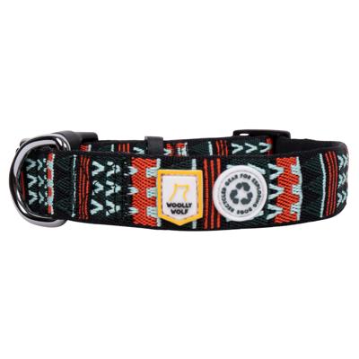 WOOLLY WOLF Hondenhalsband Explorer, groen, Maat: S WOOLLY WOLF Hondenhalsband Explorer, groen, Maat: S
