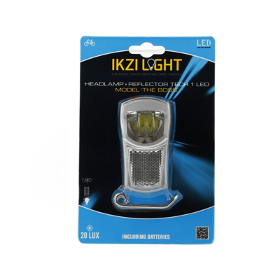 Ikzi Light Ikzilight koplamp the boss 1w-led 20 lux met bracket