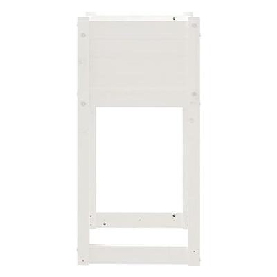 Plantenbak 40x40x81 cm massief grenenhout wit Plantenbak 40x40x81 cm massief grenenhout wit