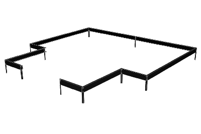 Fundering Garden Room 12,9 zwart Halls - Royal well