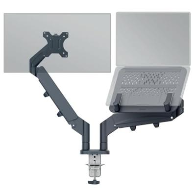 Leitz Monitor+Laptoparm Ergo Monitorbeugel 81,3 cm (32) Donkergrijs In hoogte verstelbaar, Kantelbaar en zwenkbaar, Draaibaar Leitz Monitor+Laptoparm Ergo Monitorbeugel 81,3 cm (32) Donkergrijs In hoogte verstelbaar, Kantelbaar en zwenkbaar, Draaibaar