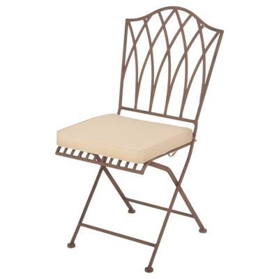 Esschert Design stoelkussen 39,8 x 39,5 cm polyester beige Esschert Design stoelkussen 39,8 x 39,5 cm polyester beige