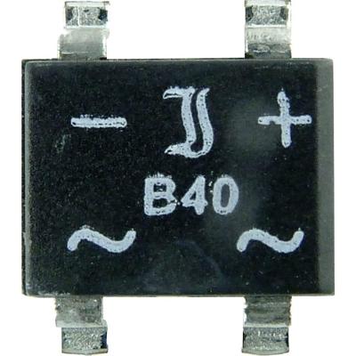 TRU COMPONENTS TC-B250S-SLIM Bruggelijkrichter SO-4-SLIM 600 V 1 A Eenfasig