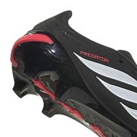 adidas Predator League Gras Voetbalschoenen (FG) Zwart Wit Rood - thumbnail