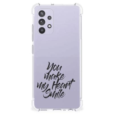 Samsung Galaxy A32 4G | A32 5G Enterprise Editie Telefoonhoesje met tekst Heart Smile Samsung Galaxy A32 4G | A32 5G Enterprise Editie Telefoonhoesje met tekst Heart Smile