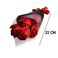 Oplosbare Boeket Rozen - Red Rose Black Box - thumbnail