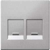 Merten MEG4562-0460 Netwerkdoos Afdekking Aluminium 1 stuk(s) - thumbnail