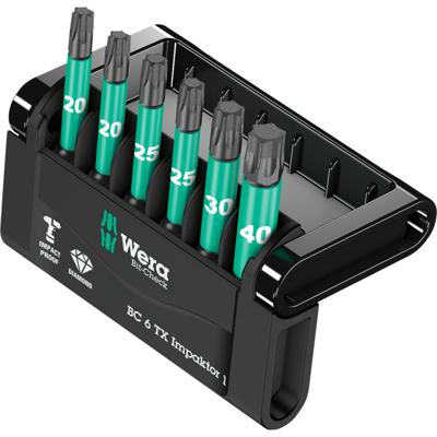 Wera Mini-Check Impaktor 2 05057693001 Bitset 6-delig Binnen-Torx Impactor technologie Wera Mini-Check Impaktor 2 05057693001 Bitset 6-delig Binnen-Torx Impactor technologie