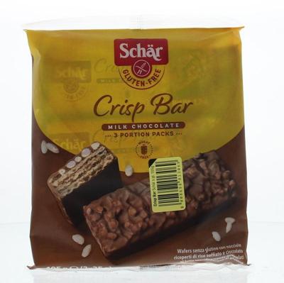 Schar Crisp Bar Melkchocolade Glutenvrij Schar Crisp Bar Melkchocolade Glutenvrij