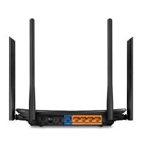 TP-LINK AC1200 draadloze router Gigabit Ethernet Dual-band (2.4 GHz / 5 GHz) Zwart - thumbnail
