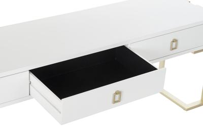 Hoofdtafel DKD Home Decor Metaal Hout (150 x 36 x 48 cm)