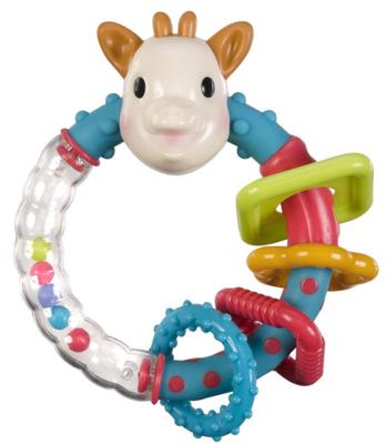 Rammelaar - Sophie de Giraffe - Met verschillende texturen - Geluidskralen - Vormen om mee te spelen